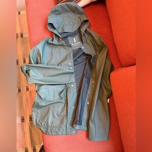 Green rains rain jacket. S/M
